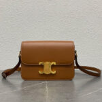 Celine Teen Triomphe Bag In Shiny Calfskin